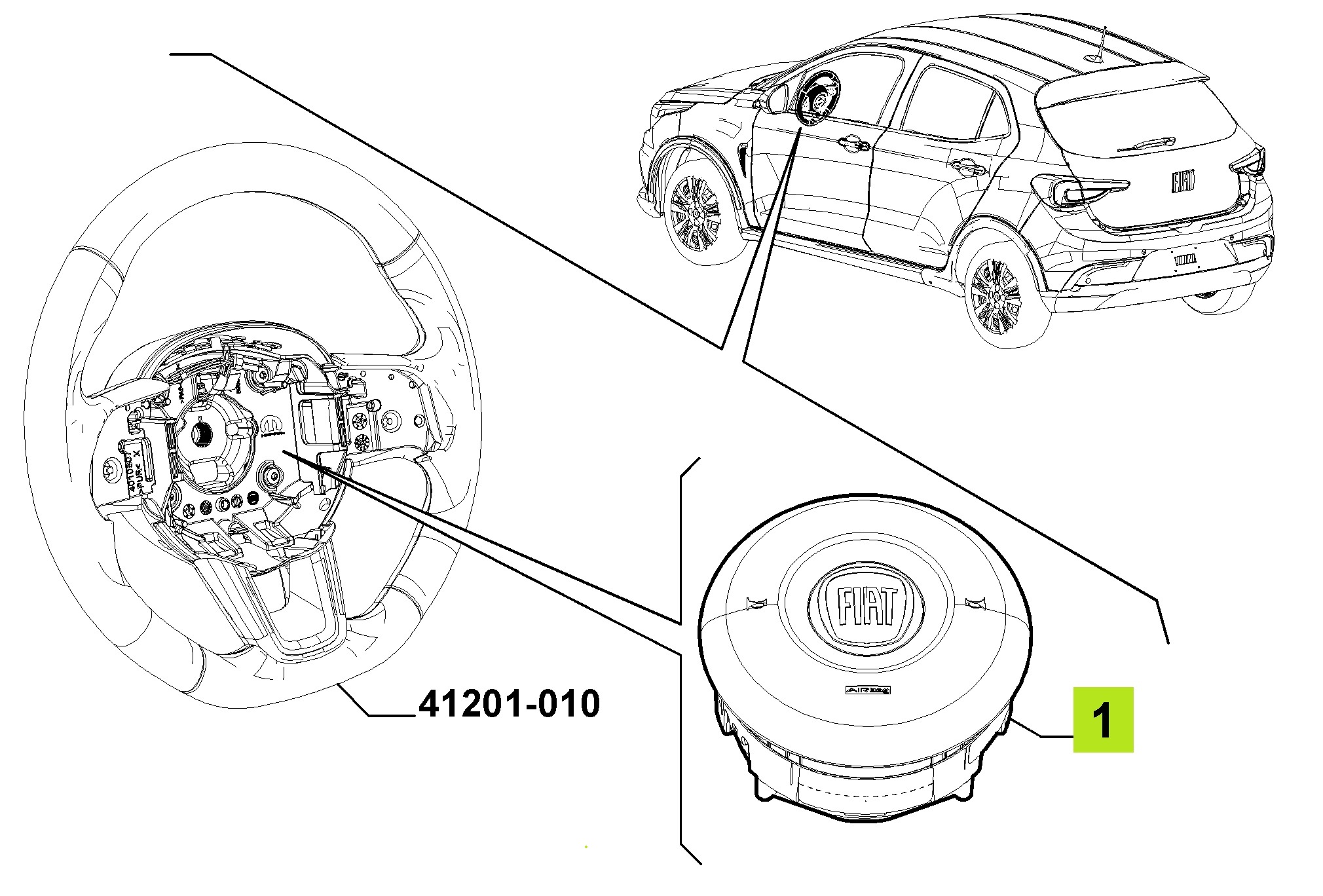 AIRBAG CONDUCTOR -ORIGINAL-