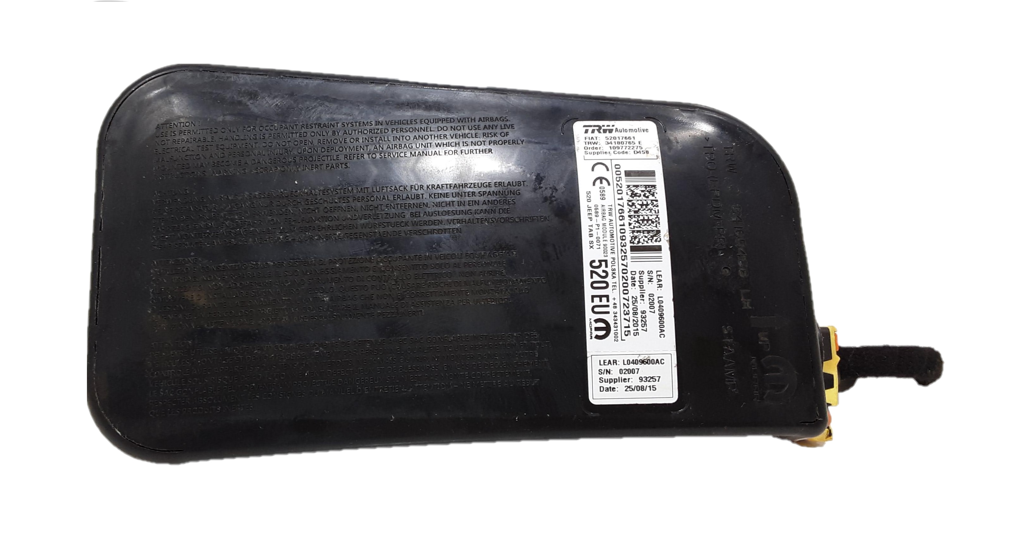 AIRBAG ASIENTO IZQ. -ORIGINAL-