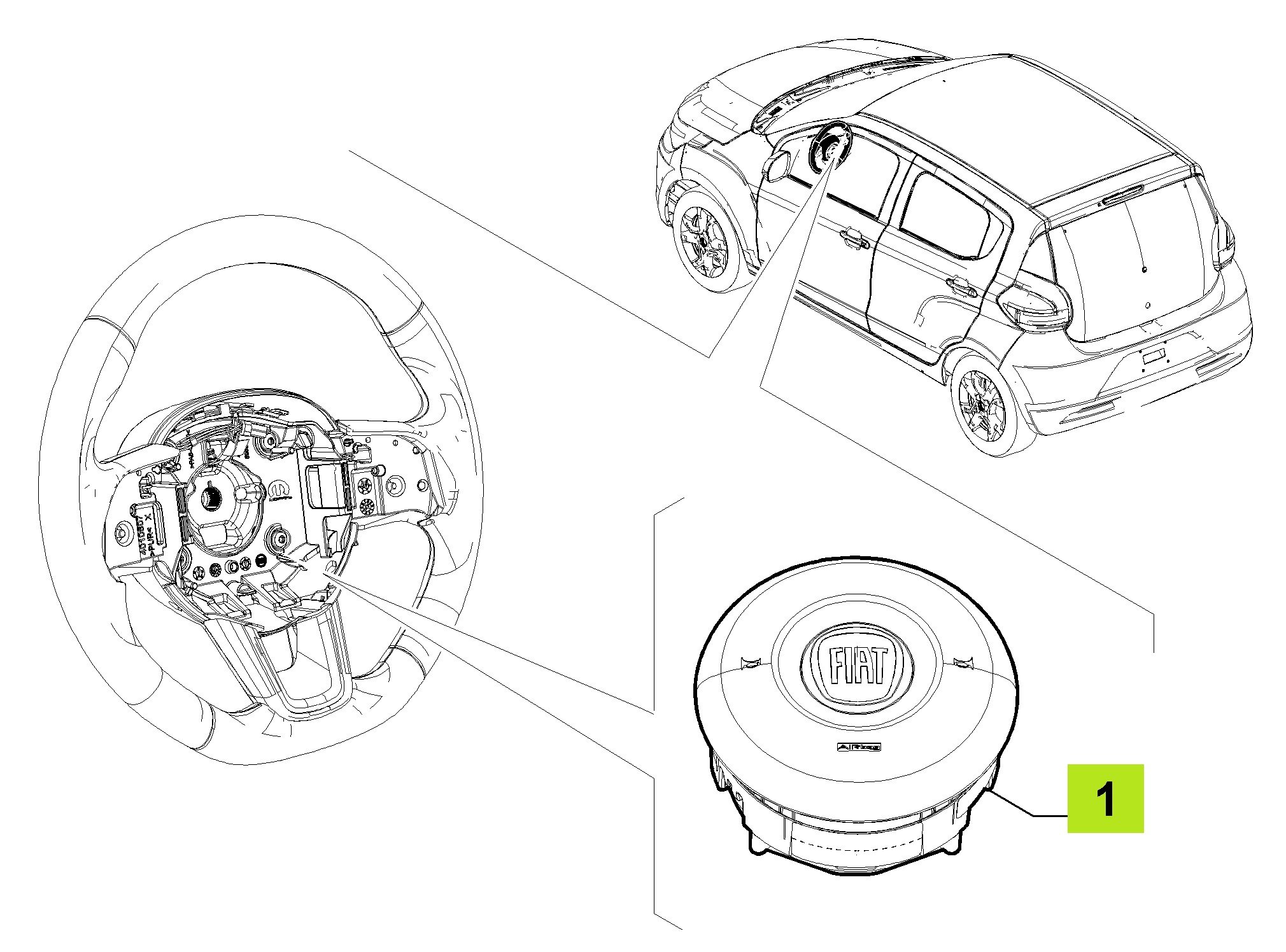AIRBAG CONDUCTOR -ORIGINAL-