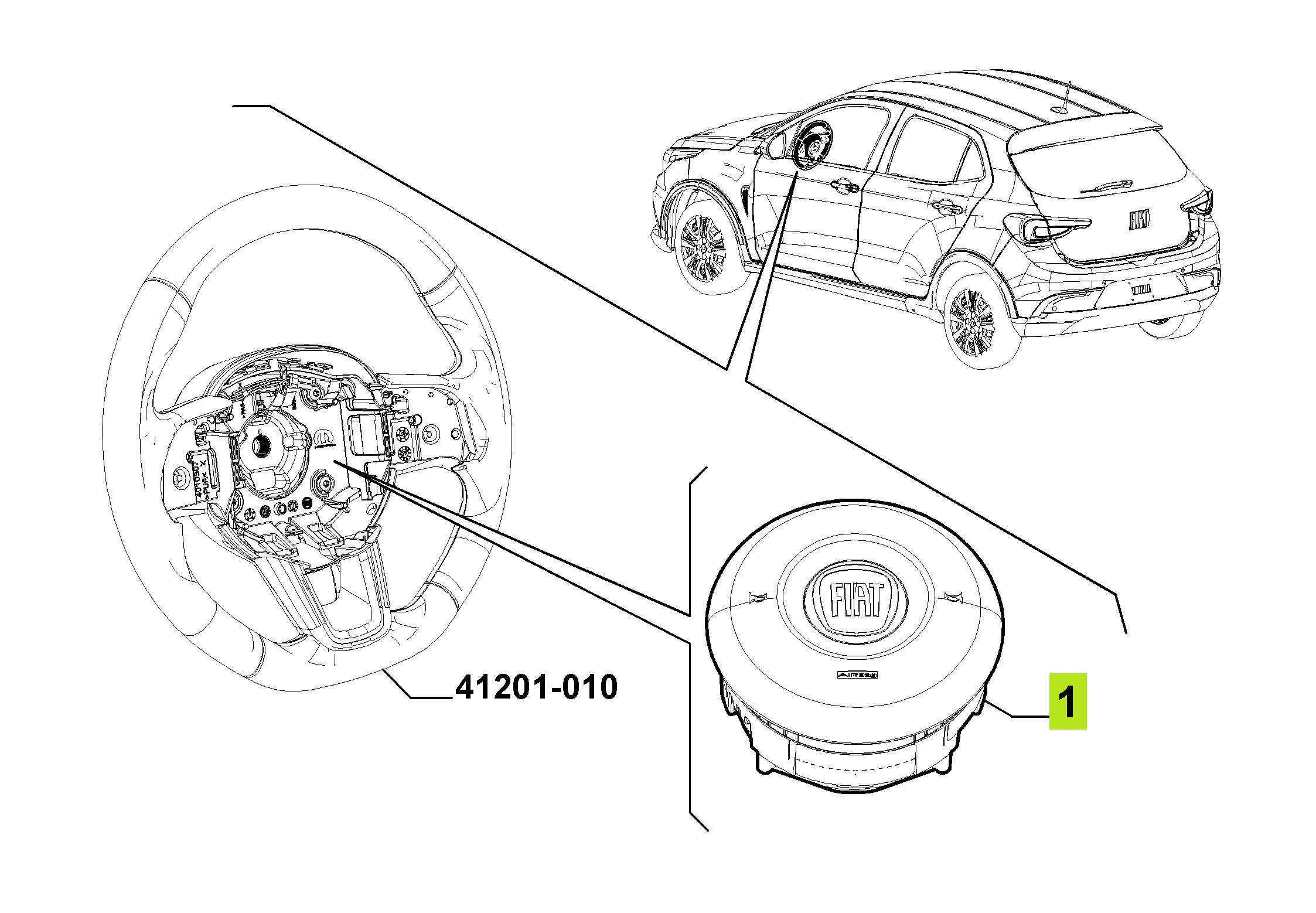 AIRBAG CONDUCTOR -ORIGINAL-