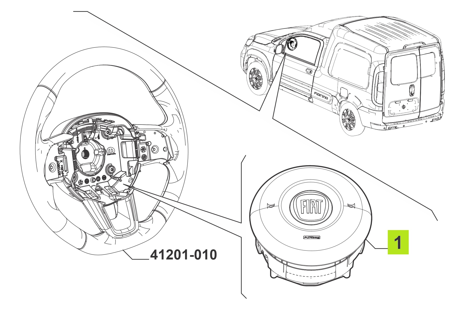 AIRBAG CONDUCTOR -ORIGINAL-