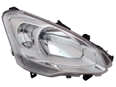 SEMIOPTICA DER. M/ELECTRICO DOBLE PARABOLA (H4) -TYC-