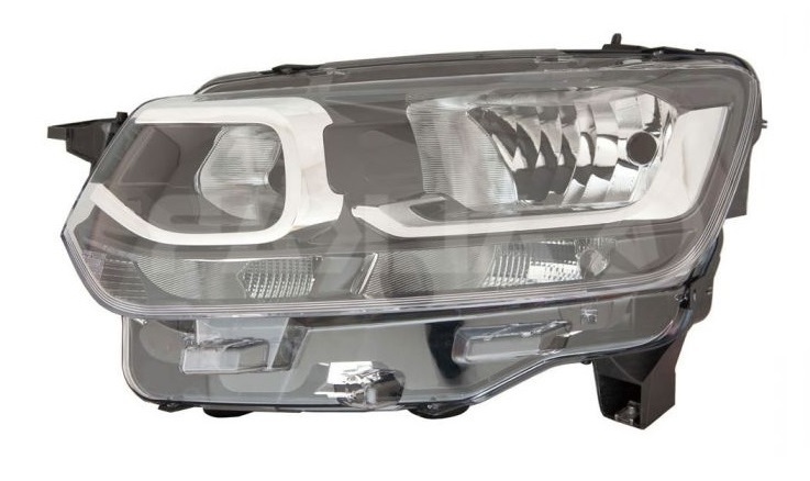SEMIOPTICA IZQ. M/ELECTRICO C/MOTOR (H7/H1) -TYC-