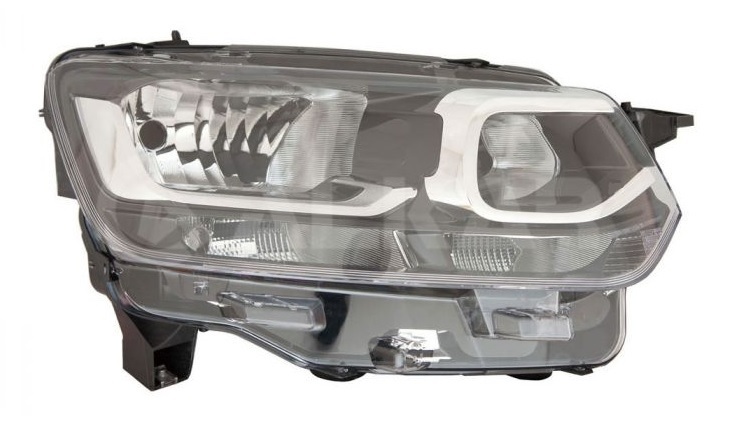 SEMIOPTICA DER. M/ELECTRICO C/MOTOR (H7/H1) -TYC-