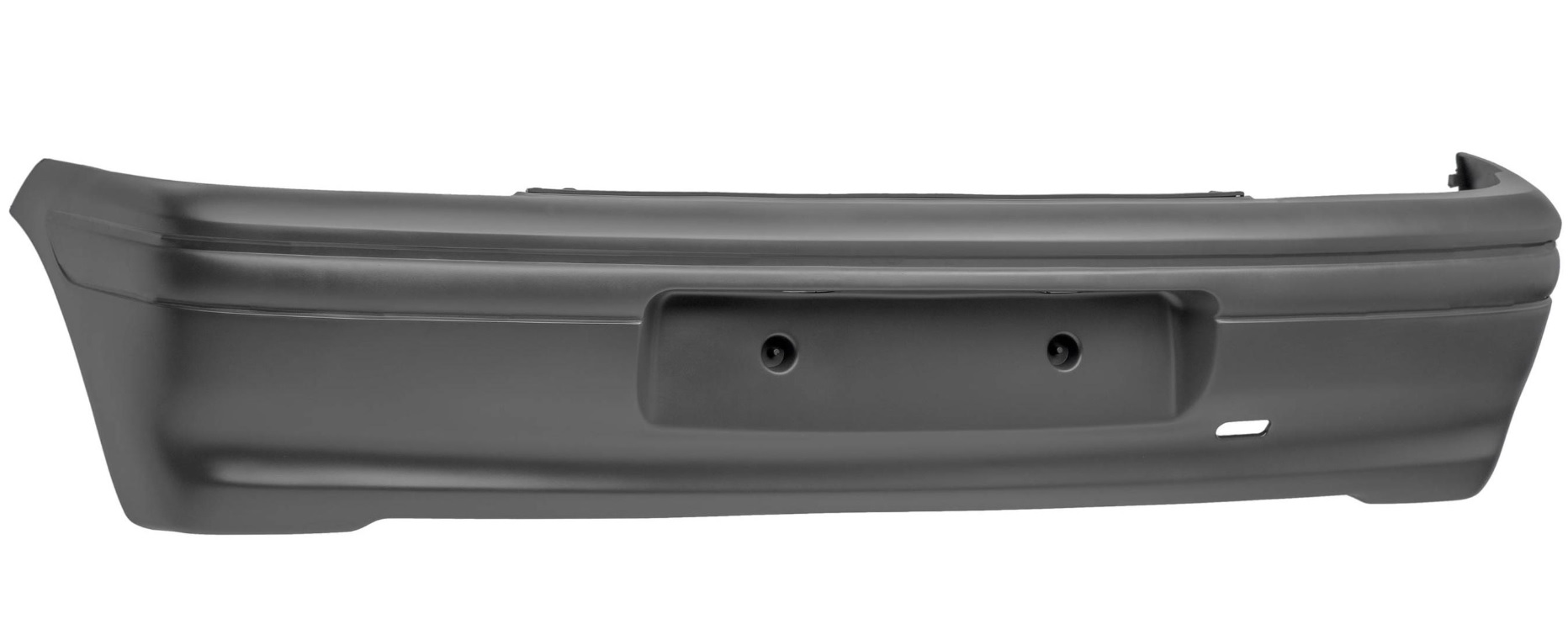 PARAGOLPE TRAS. NEGRO S/AGUJ. MOLDURA