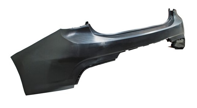 PARAGOLPE TRAS. NEGRO LISO S/AGUJ. SENSOR