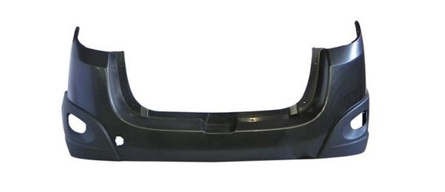 PARAGOLPE TRAS. NEGRO LISO