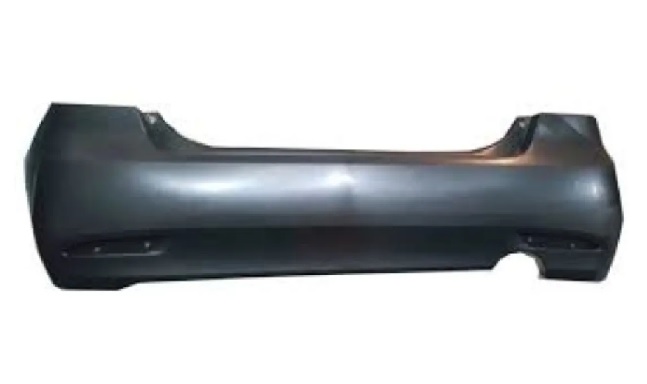 PARAGOLPE TRAS. NEGRO LISO