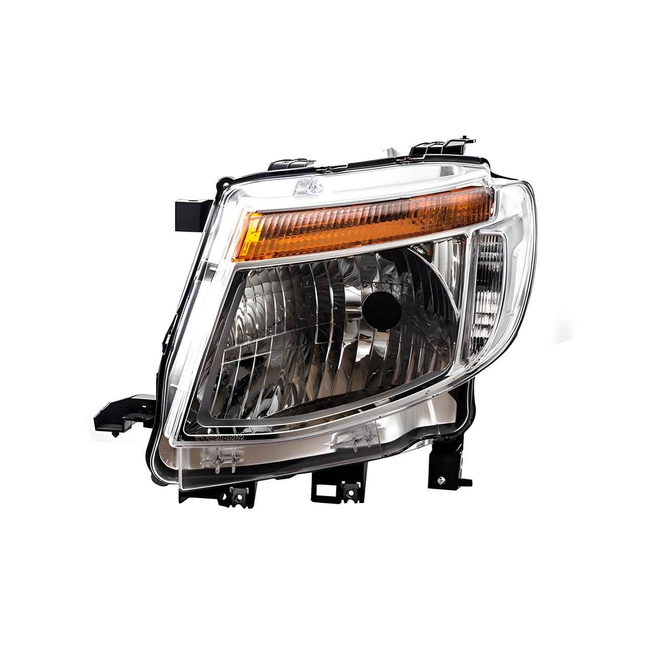 SEMIOPTICA IZQ. FONDO CROMADO M/ELECTRICO S/MOTOR (H4) -TYC-