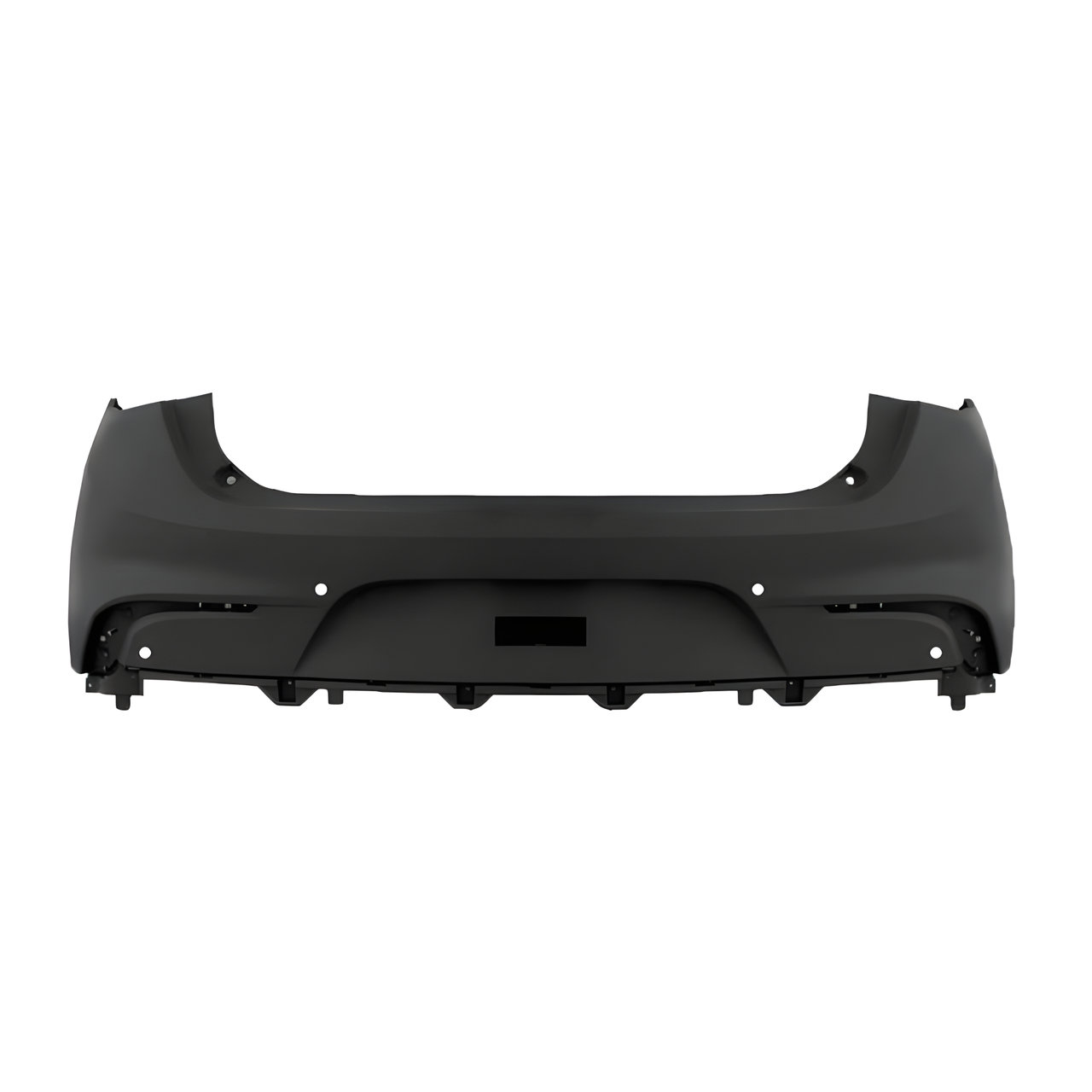 PARAGOLPE TRAS. NEGRO LISO C/AGUJ. SENSOR