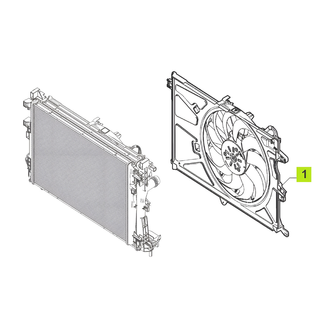 ELECTROVENTILADOR C/SOPORTE -ORIGINAL-