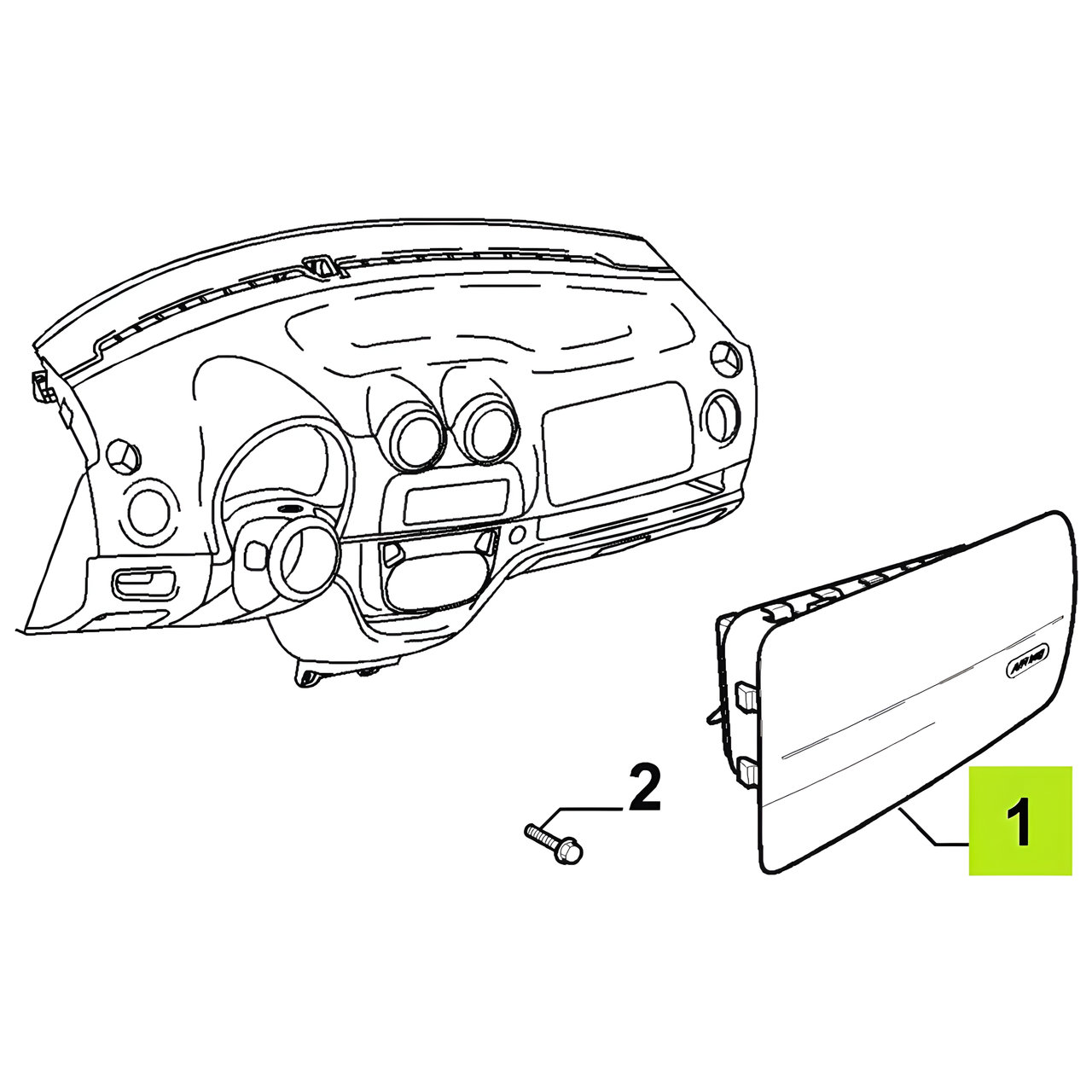 AIRBAG PASAJERO -ORIGINAL-
