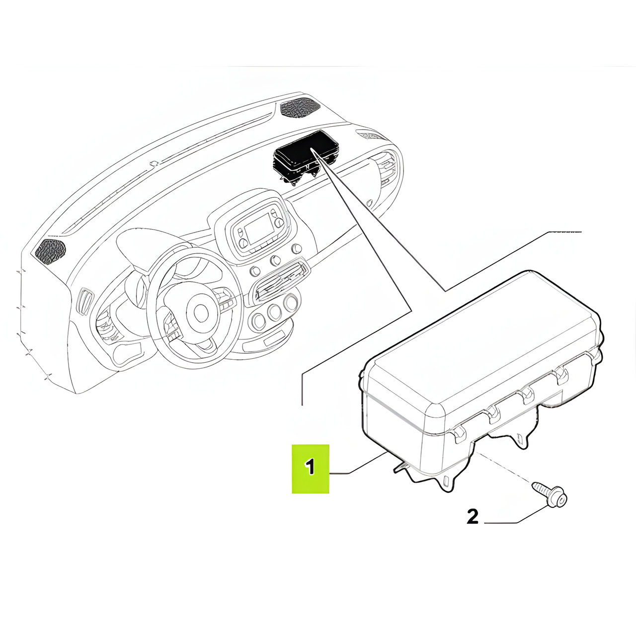 AIRBAG PASAJERO -ORIGINAL-