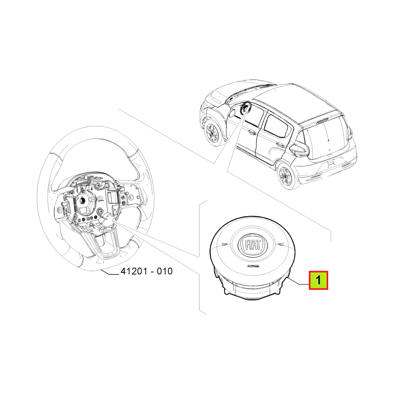 AIRBAG CONDUCTOR -ORIGINAL-