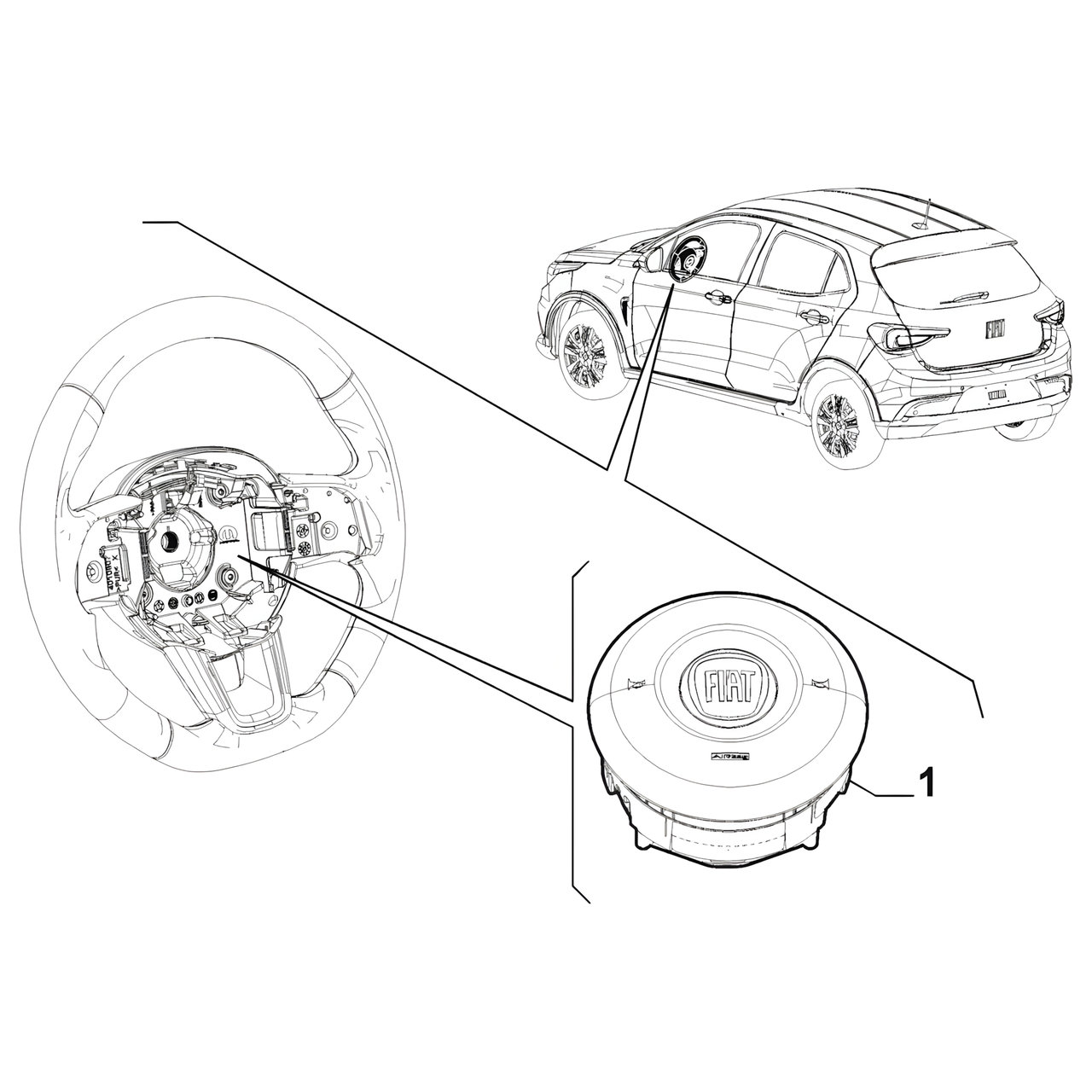 AIRBAG CONDUCTOR -ORIGINAL-