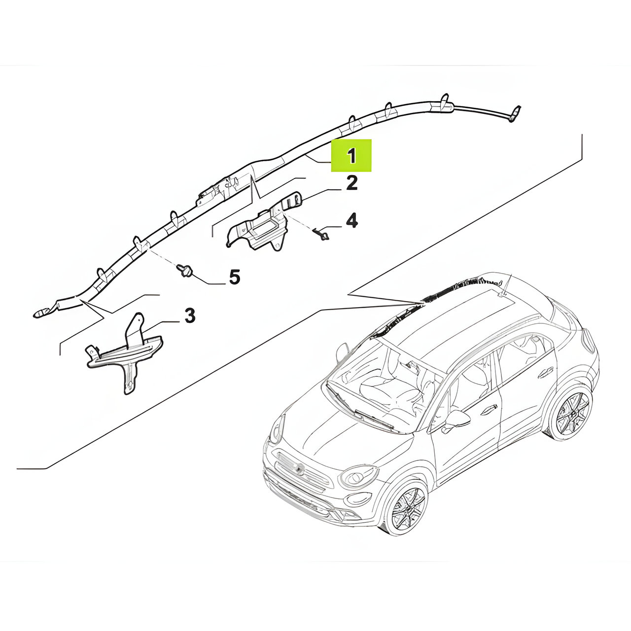 AIRBAG VENTANA DER. -ORIGINAL-