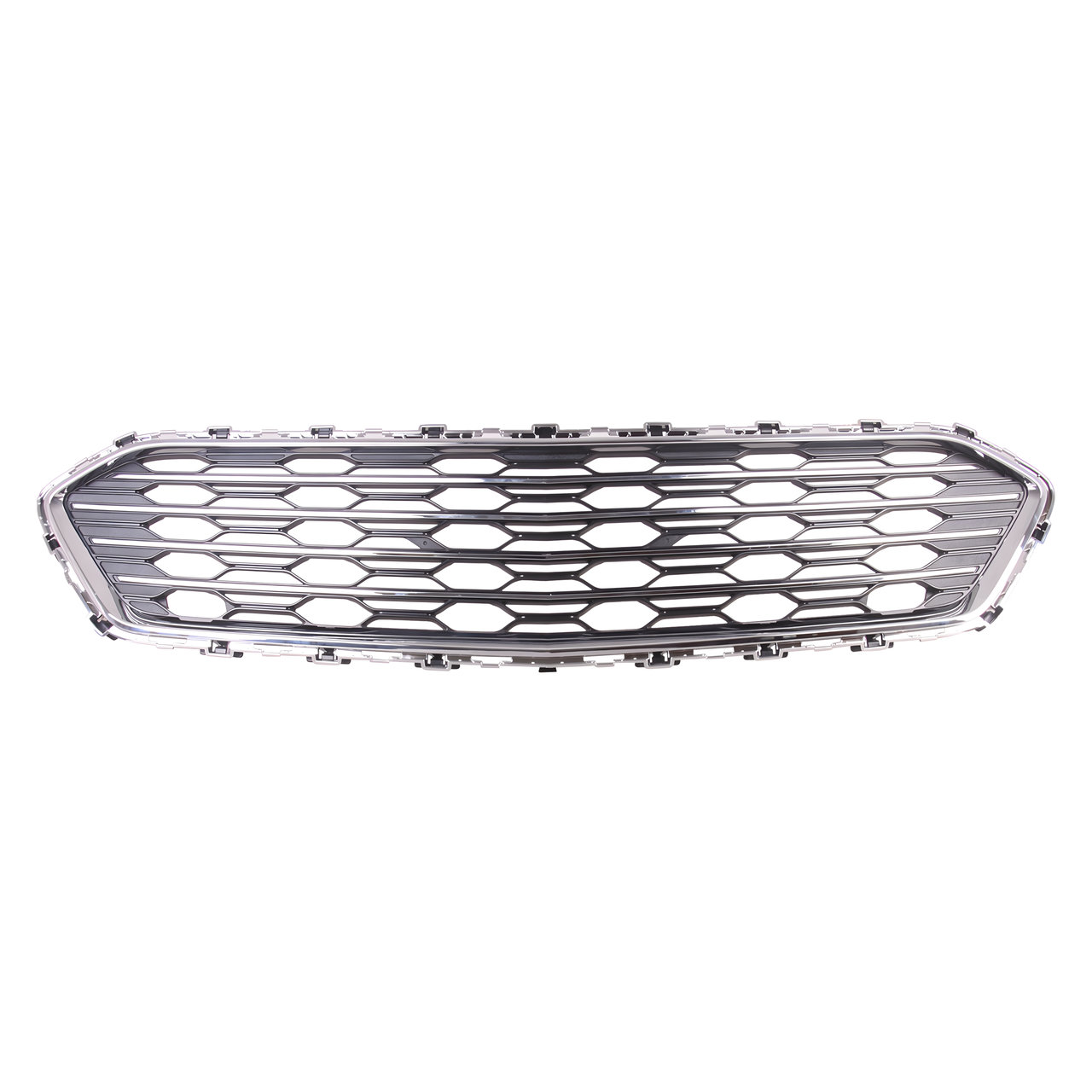 REJILLA CENTRAL PARAGOLPE DELT. C/MOLD. CROMADA (LTZ)