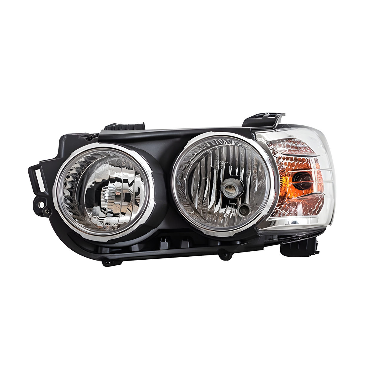 SEMIOPTICA IZQ. ARO CROMADO MANDO MANUAL (H1/H7) -TYC-