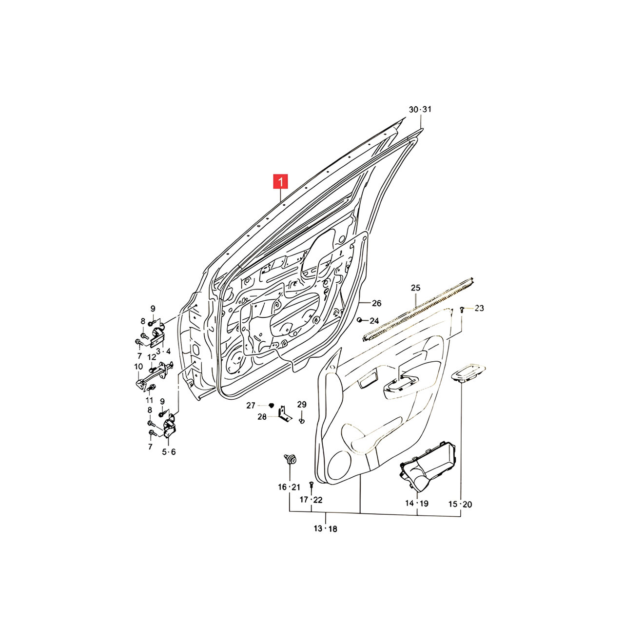 PUERTA DELT. DER. -ORIGINAL-