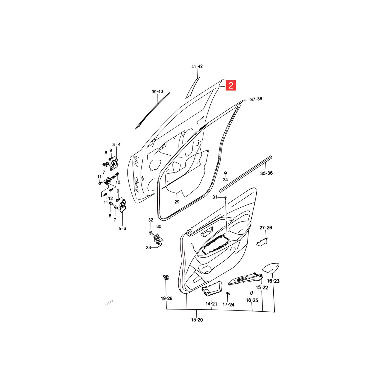 PUERTA DELT. IZQ. -ORIGINAL-
