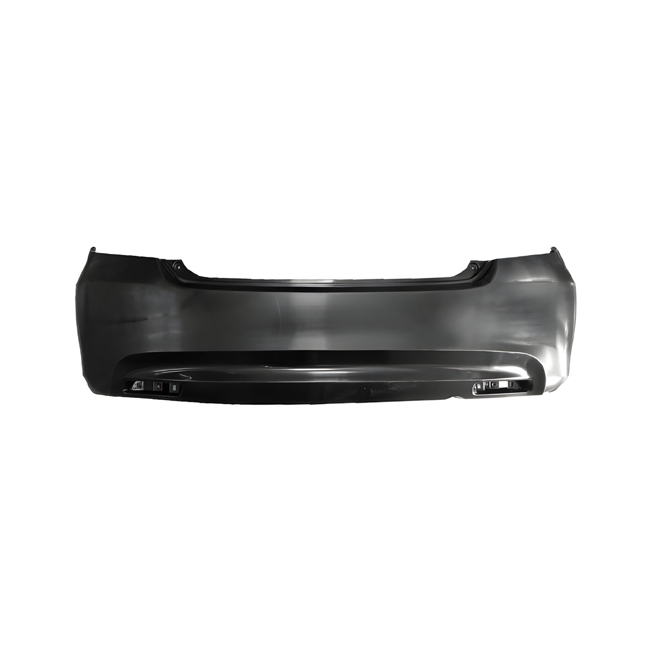 PARAGOLPE TRAS. NEGRO LISO S/AGUJERO SENSOR -ORIGINAL-
