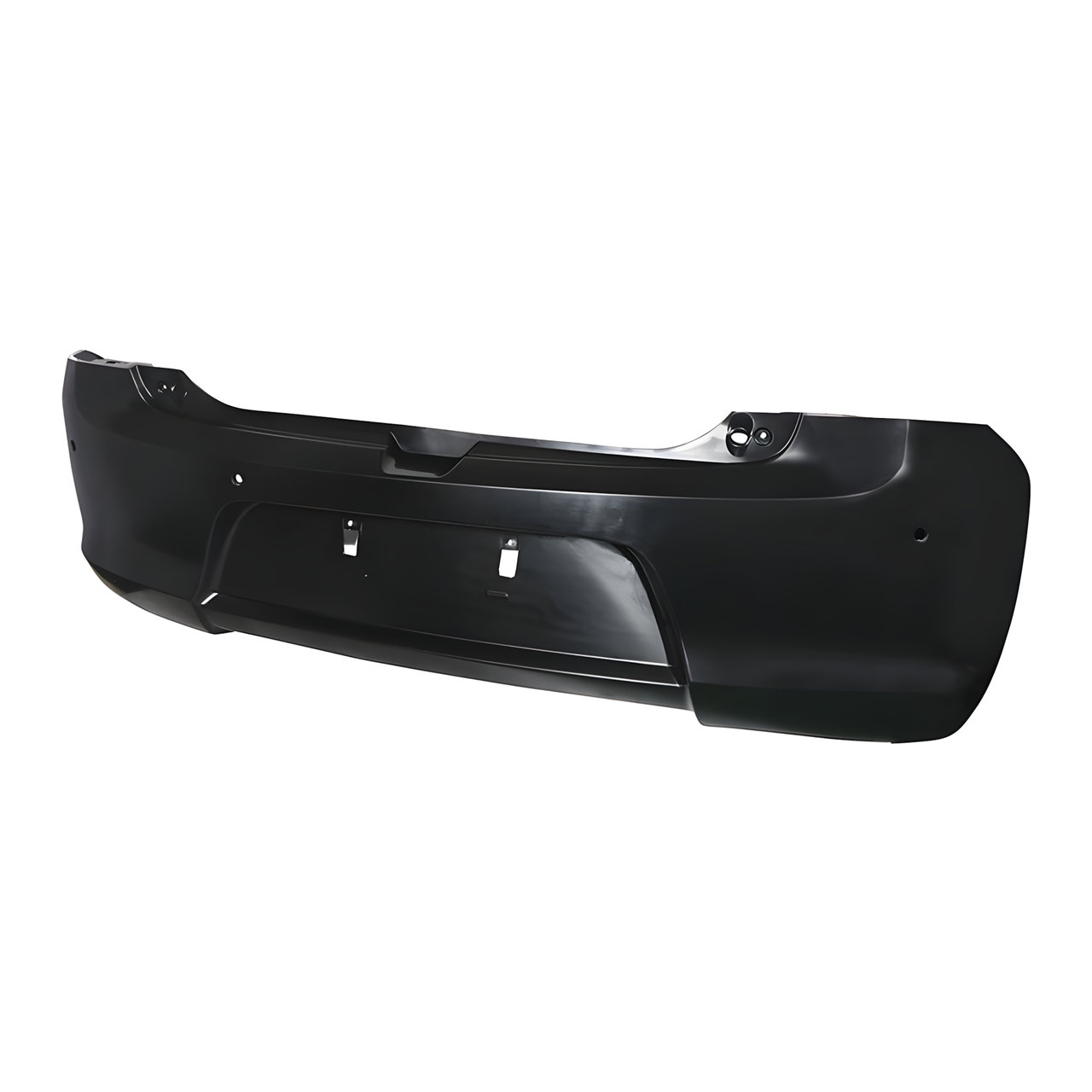 PARAGOLPE TRAS. NEGRO LISO C/AGUJERO SENSOR -ORIGINAL-