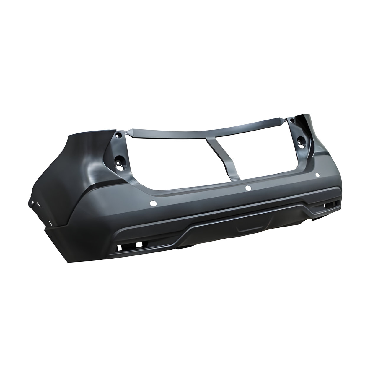 PARAGOLPE TRAS. NEGRO LISO C/3 AGUJEROS SENSOR