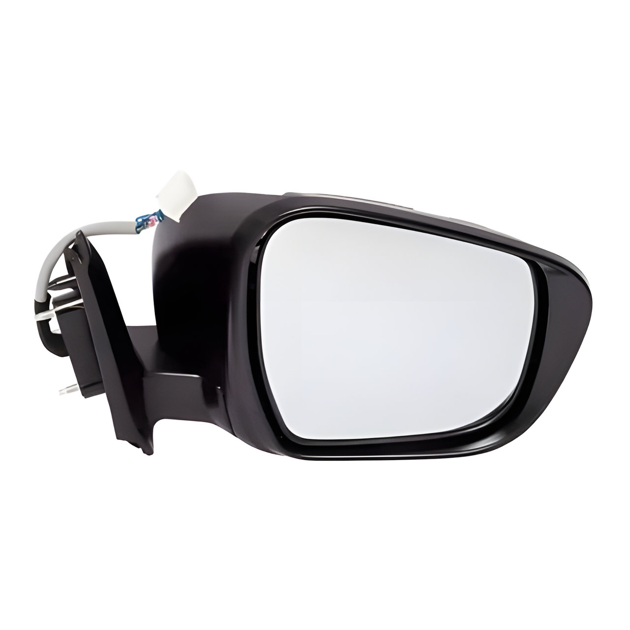 ESPEJO EXT. DER. ELECTRICO C/SE&Ntilde;AL NEGRO LISO RETRACTIL -TYC-