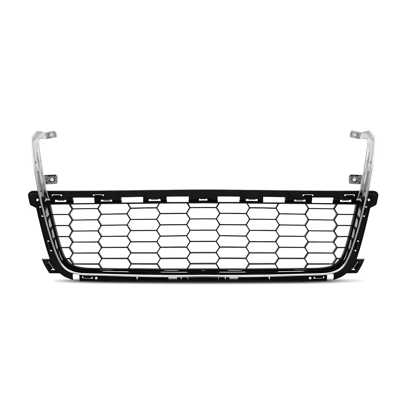 REJILLA CENTRAL PARAGOLPE DELT. C/MOLD. CROMADA