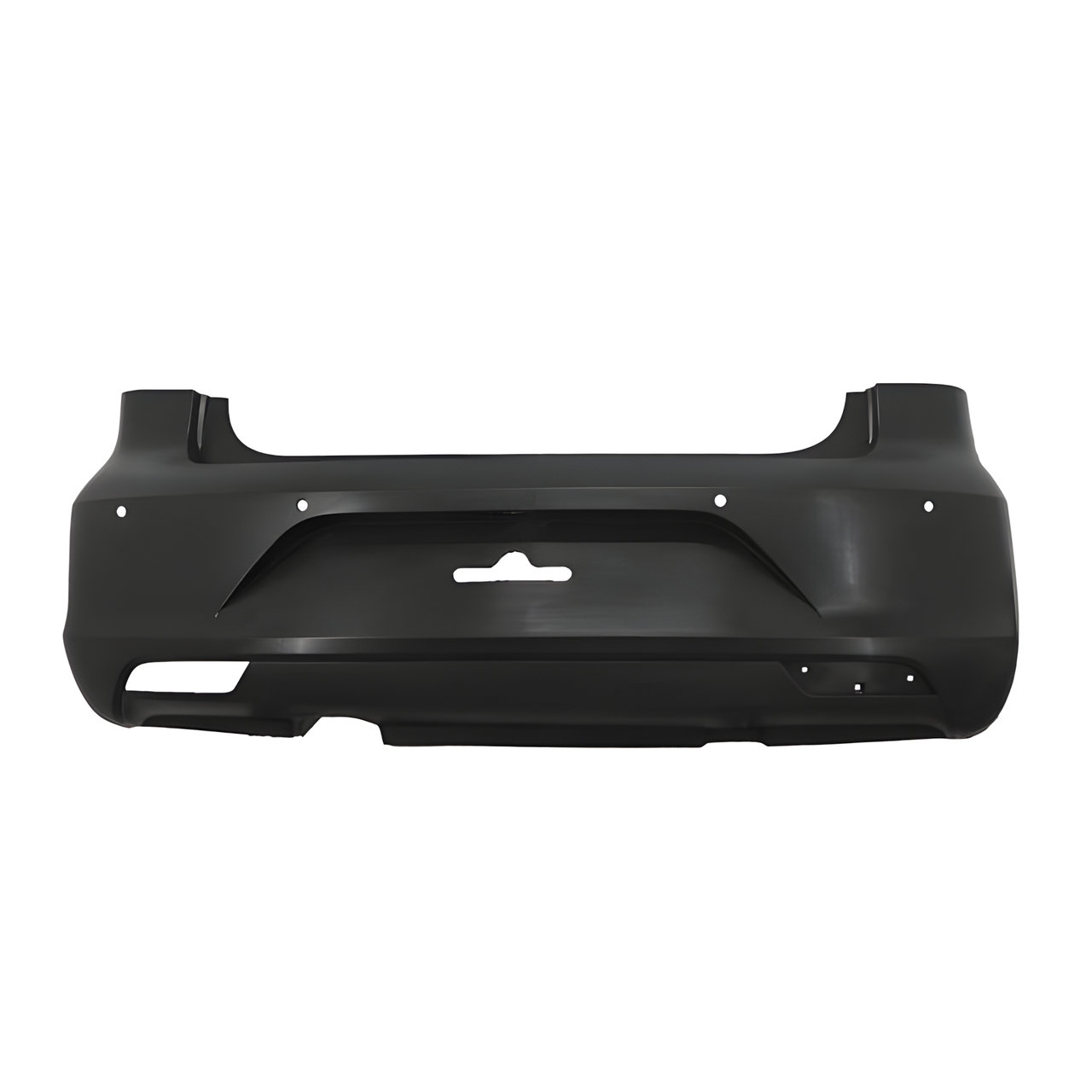 PARAGOLPE TRAS. NEGRO LISO C/AGUJ. SENSOR