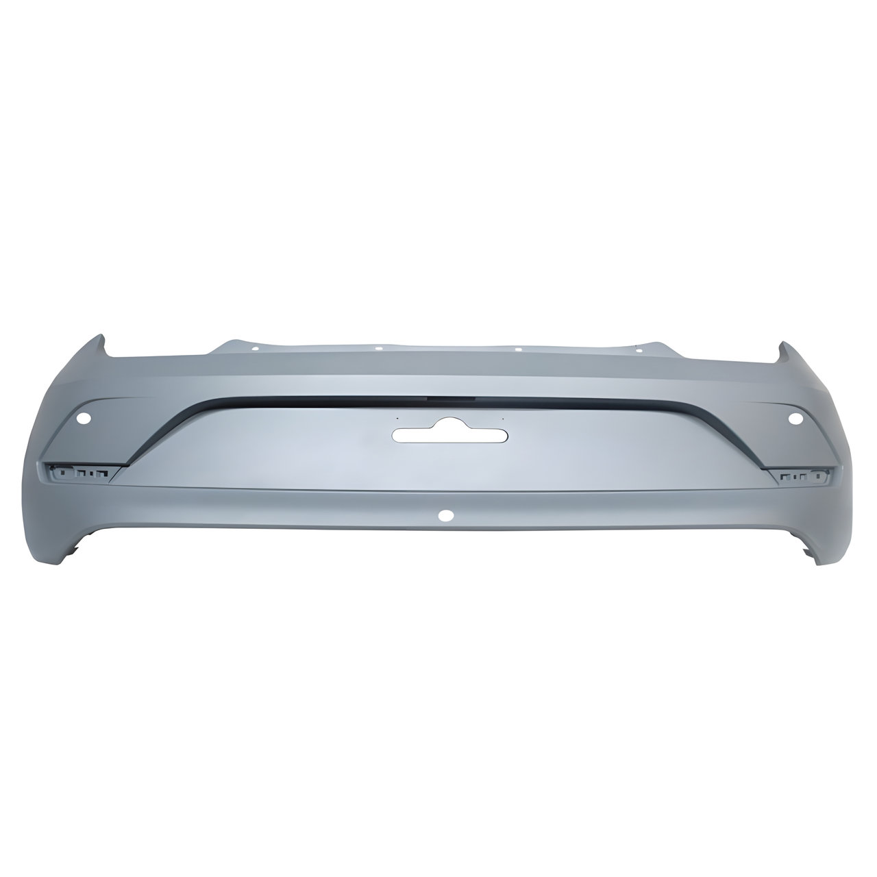 PARAGOLPE TRAS. NEGRO LISO C/AGUJERO SENSOR