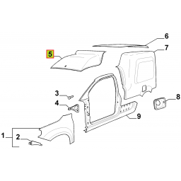TECHO CABINA -ORIGINAL-
