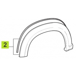 FENDER GUARDABARRO DELT. IZQ. -ORIGINAL-