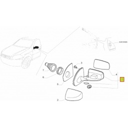 EMBELLECEDOR TRAS. CENTRAL NEGRO C/SENSOR -ORIGINAL-