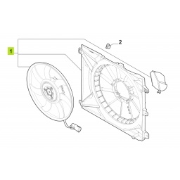ELECTROVENTILADOR C/SOPORTE -ORIGINAL-