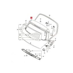 PORTON TRASERO C/AGUJ. CERRADURA -ORIGINAL-