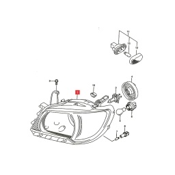 SEMIOPTICA DER. M/MANUAL (H4) -ORIGINAL-