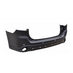 PARAGOLPE TRAS. NEGRO LISO C/AGUJ. SENSOR