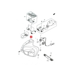FARO TRASERO IZQ. -ORIGINAL-