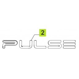 SIGLA "PULSE" PORTON TRASERO -ORIGINAL-