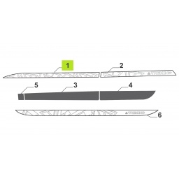 CALCO PUERTA DELT. DER. SUPERIOR -ORIGINAL-
