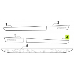 CALCO PUERTA DELT. DER. -ORIGINAL-