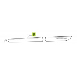 CALCO PUERTA DELT. DER. INFERIOR -ORIGINAL-