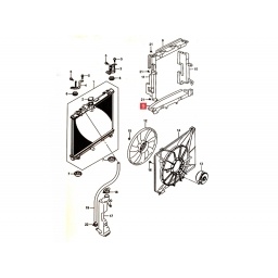 MARCO RADIADOR (CENTRAL INFERIOR) -ORIGINAL-