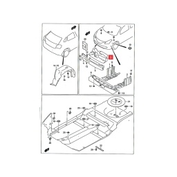 SOPORTE INTERIOR CARETA (SUP-CENTRAL) -ORIGINAL-