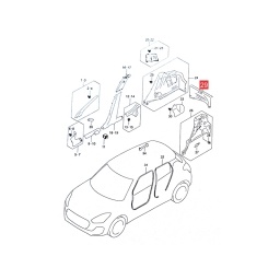 APLIQUE SUP. PANEL TRASERO -ORIGINAL-