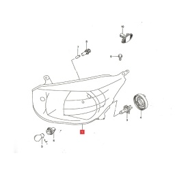 SEMIOPTICA DER. (H4) -ORIGINAL-