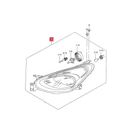 SEMIOPTICA DER. (H4) -ORIGINAL-