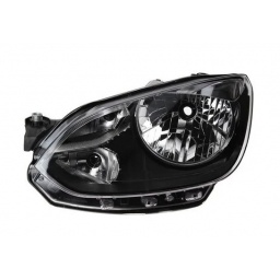 SEMIOPTICA IZQ. VIRA NEGRA MANDO MANUAL (H4) -TYC-