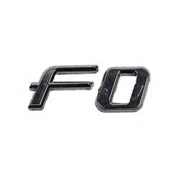 SIGLA "FO" PORTON TRASERO
